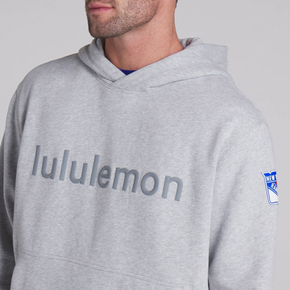 NHL New York Rangers lululemon Steady State Pullover Hoodie - Heathered Silver Drop