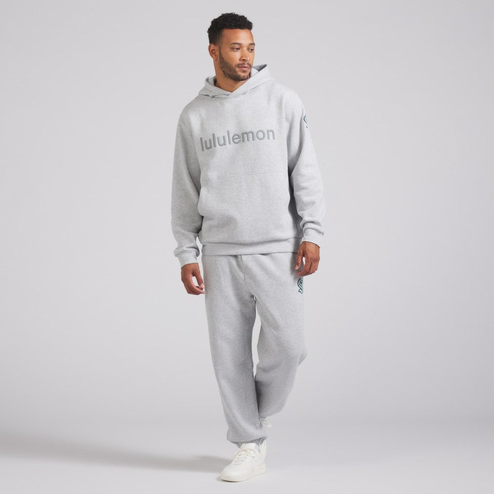 NHL Seattle Kraken lululemon Steady State Pullover Hoodie - Heathered Silver Drop