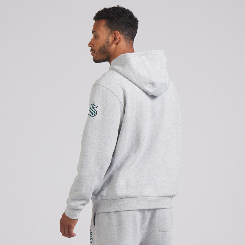 NHL Seattle Kraken lululemon Steady State Pullover Hoodie - Heathered Silver Drop