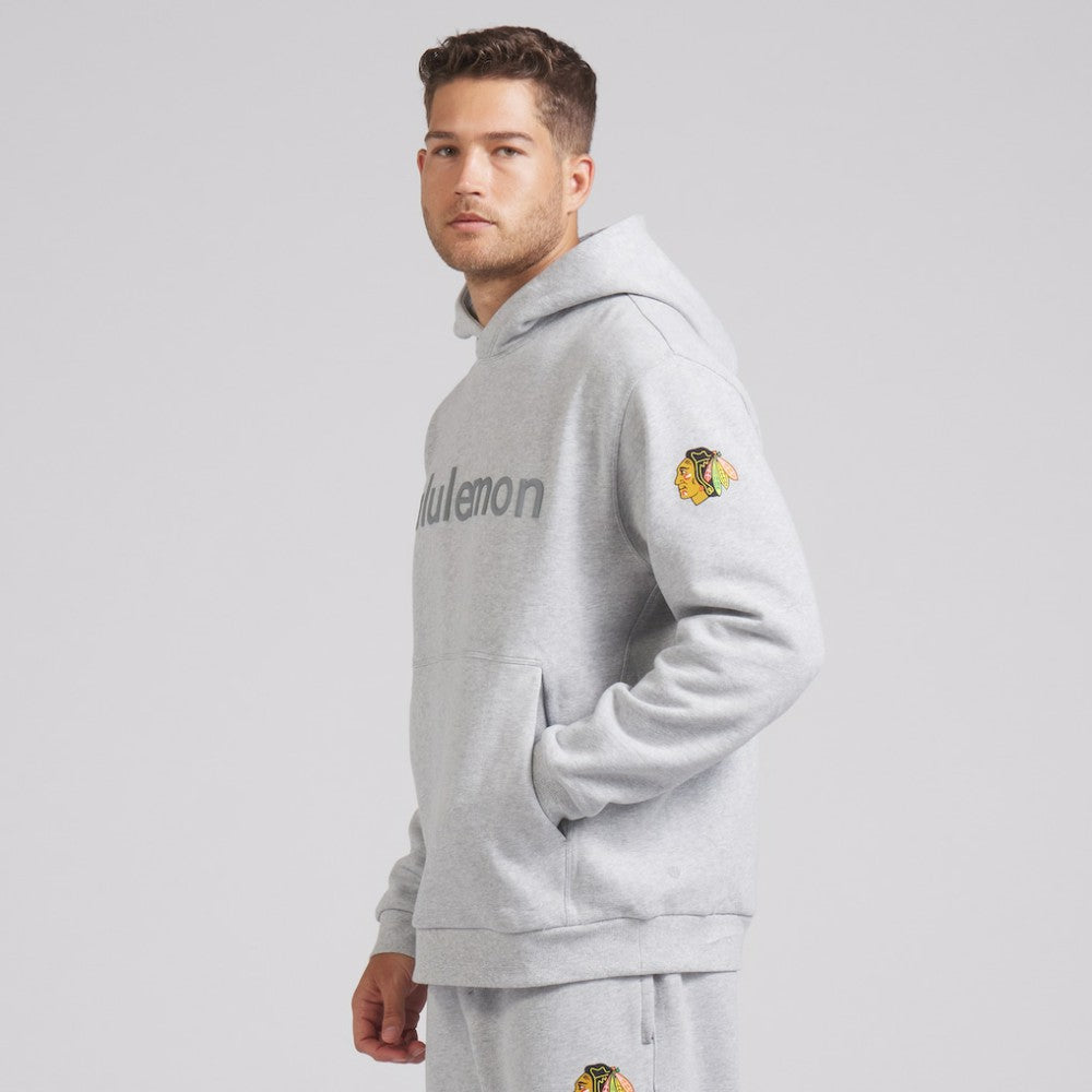 NHL Chicago Blackhawks lululemon Steady State Pullover Hoodie - Heathered Silver Drop