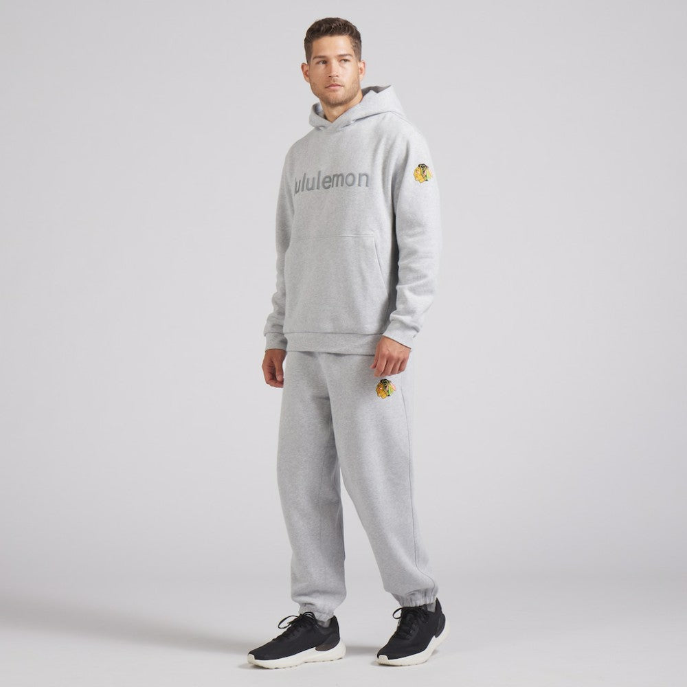 NHL Chicago Blackhawks lululemon Steady State Pullover Hoodie - Heathered Silver Drop