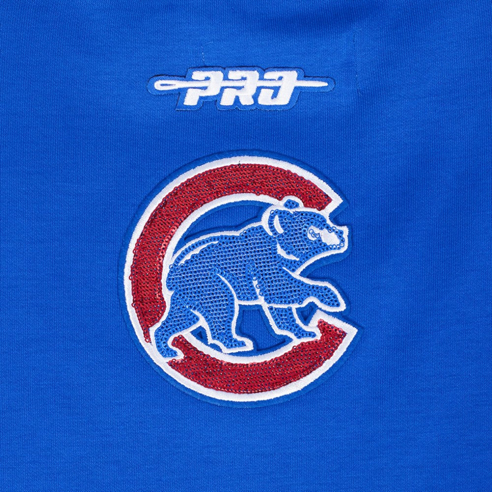 Chicago Cubs Pro Standard Women's Game Day Classics Crewneck Pullover Sweatshirt - Royal Pullover