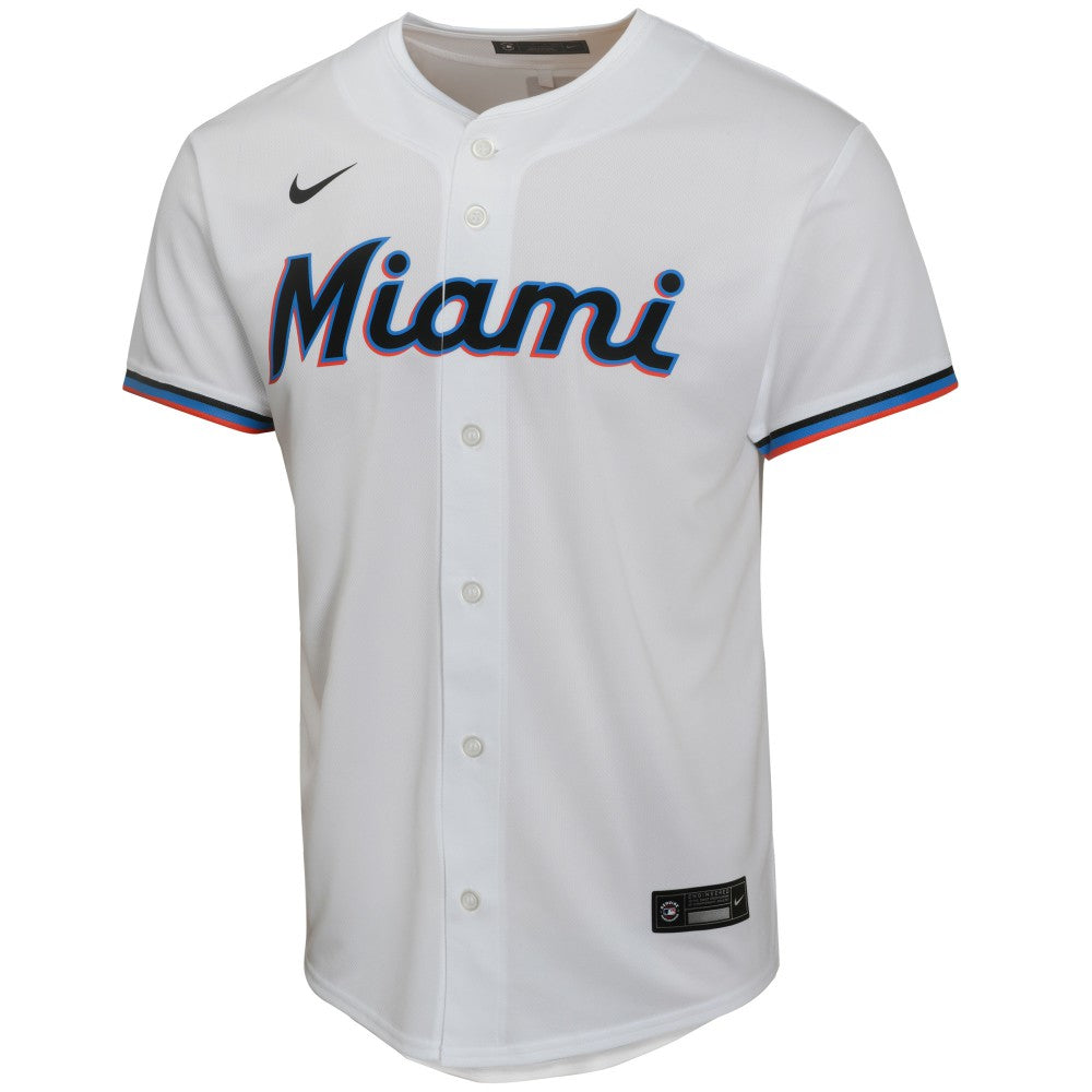 Sandy Alcantara Miami Marlins Nike Youth Home Game Player Jersey - White Jerseys