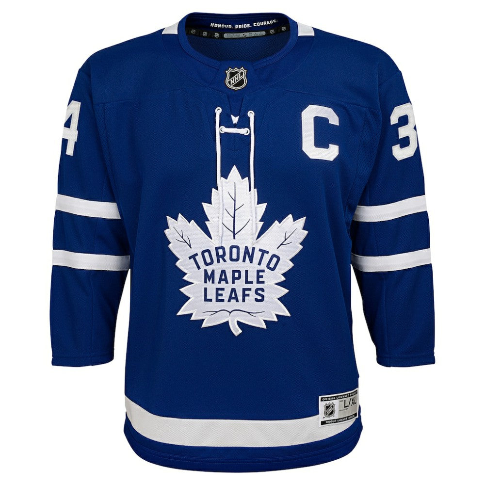 NHL Auston Matthews Toronto Maple Leafs Youth Home Premier Player Jersey - Blue