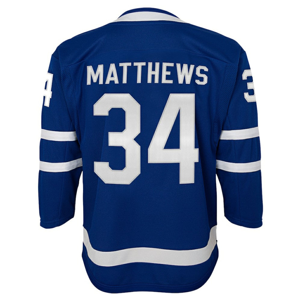 NHL Auston Matthews Toronto Maple Leafs Youth Home Premier Player Jersey - Blue