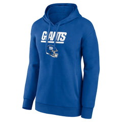 Brian Burns New York Giants Women's Name & Number Team Wordmark Pullover Hoodie Royal