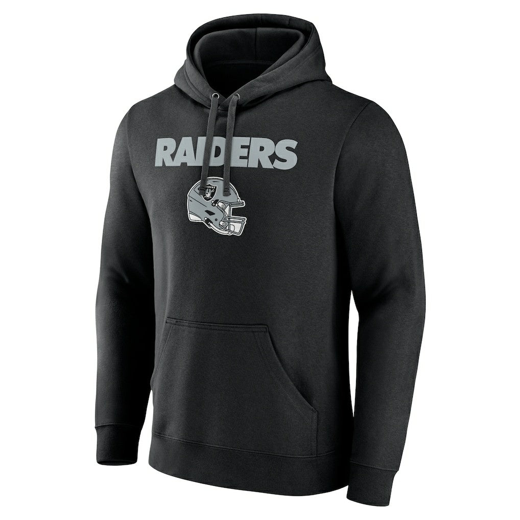 Brock Bowers Las Vegas Raiders Name & Number Team Wordmark Pullover Hoodie Black