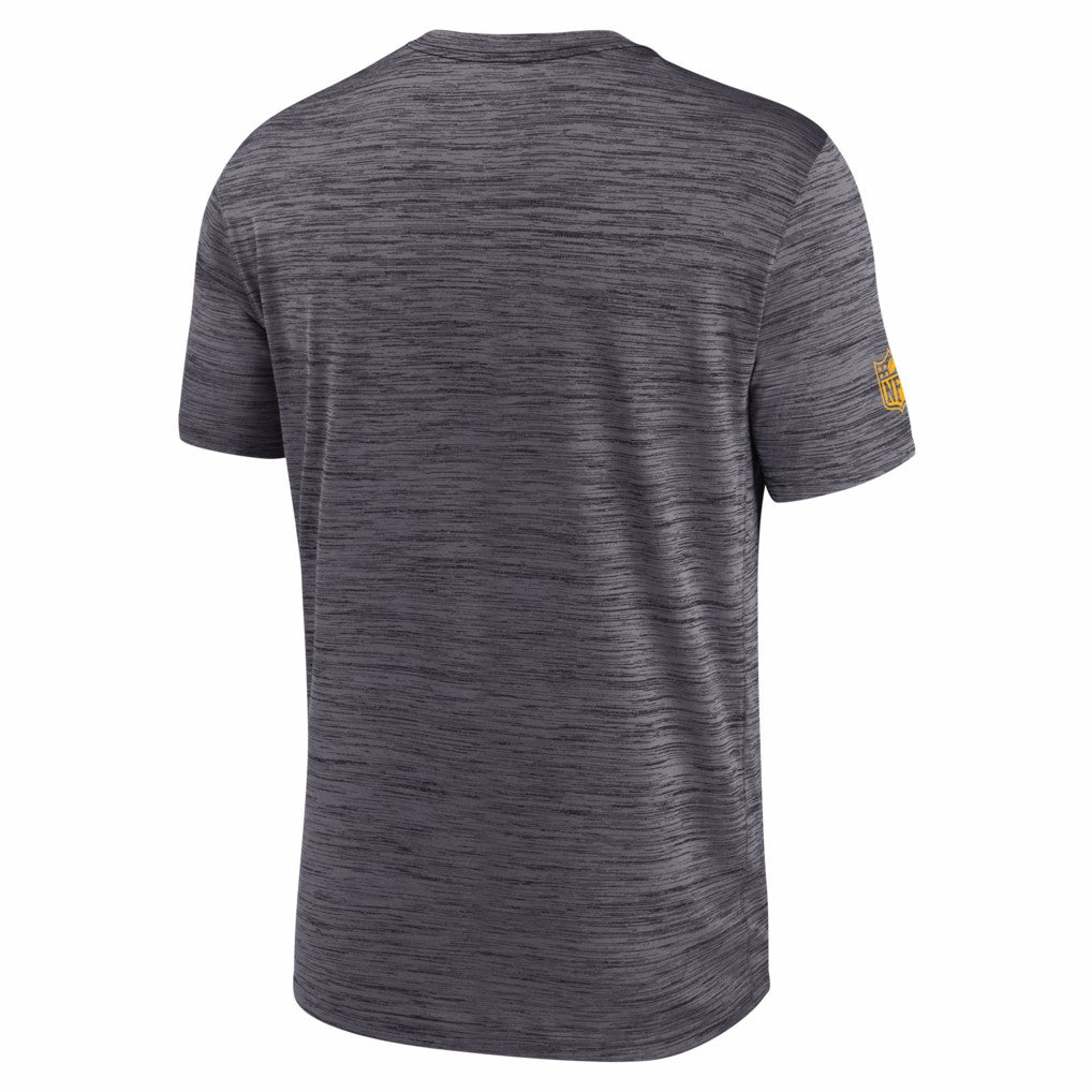 Pittsburgh Steelers Big & Tall Sideline Velocity Performance T-Shirt Black