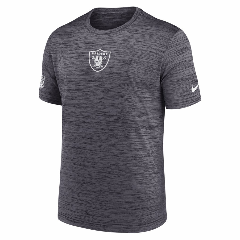 Las Vegas Raiders Big & Tall Sideline Velocity Performance T-Shirt Black