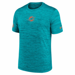 Miami Dolphins Big & Tall Sideline Velocity Performance T-Shirt Aqua