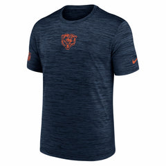 Chicago Bears Big & Tall Sideline Velocity Performance T-Shirt Navy