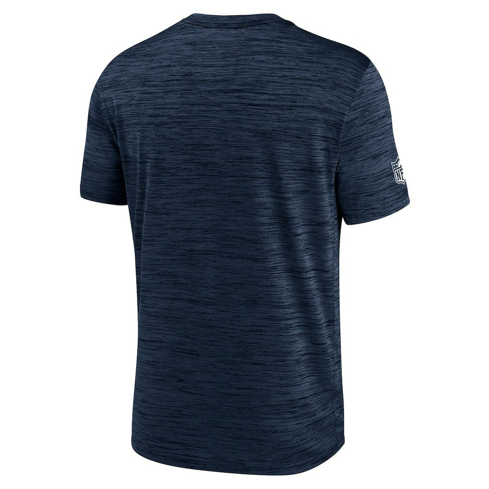 Dallas Cowboys Big & Tall Sideline Velocity Performance T-Shirt Navy