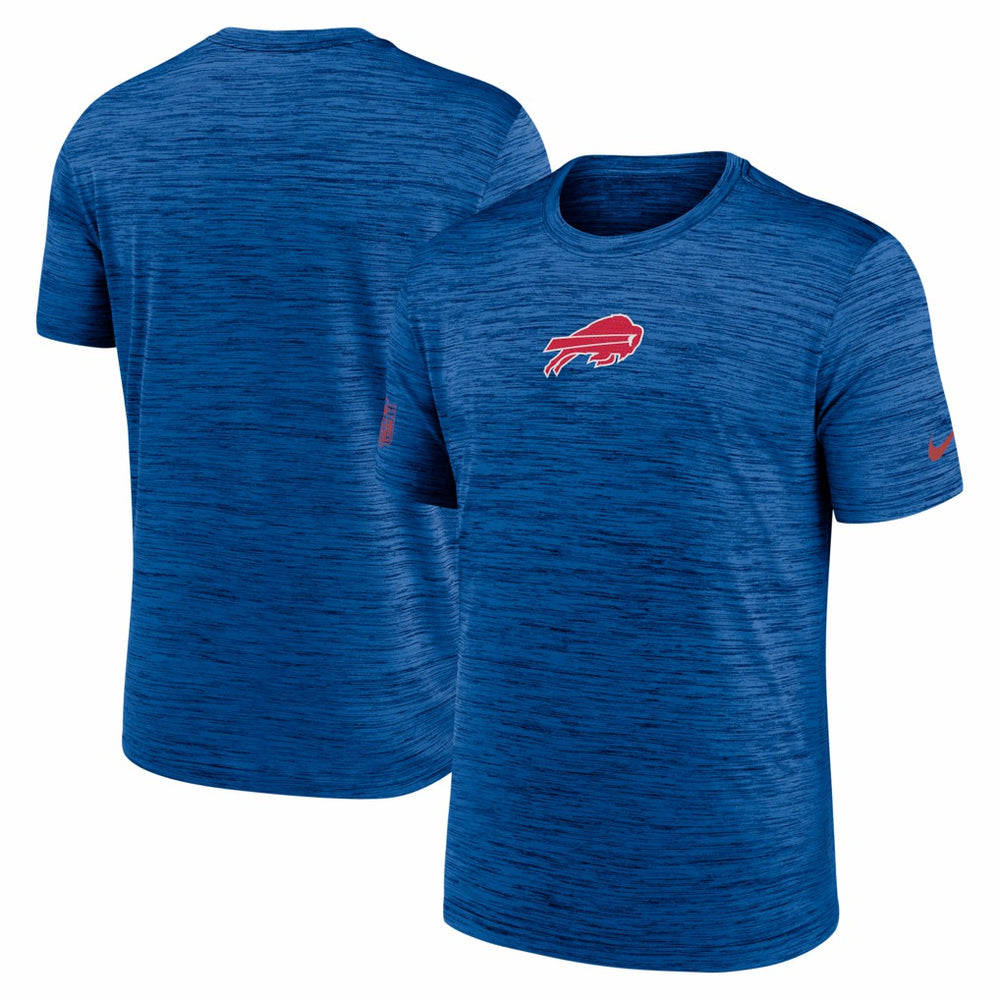 Buffalo Bills Big & Tall Sideline Velocity Performance T-Shirt Royal