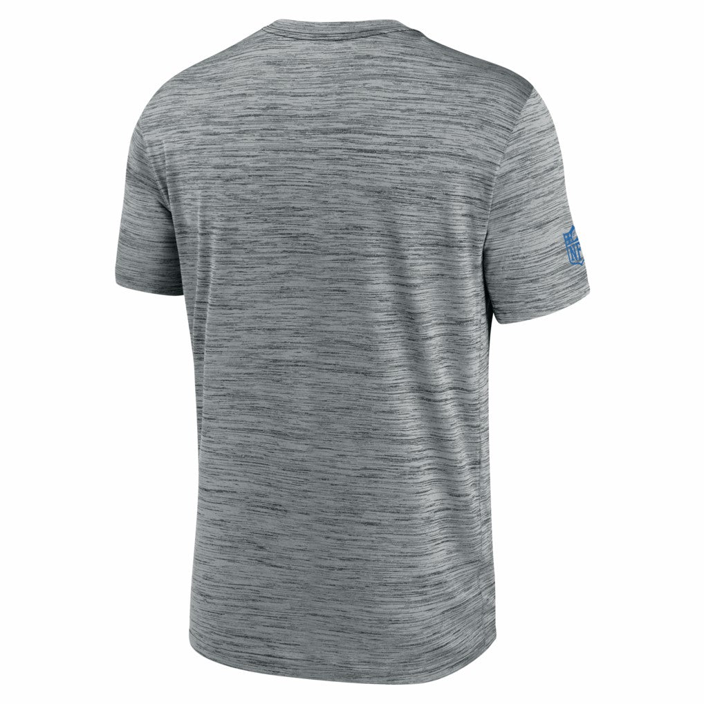 Detroit Lions Big & Tall Sideline Velocity Performance T-Shirt Gray