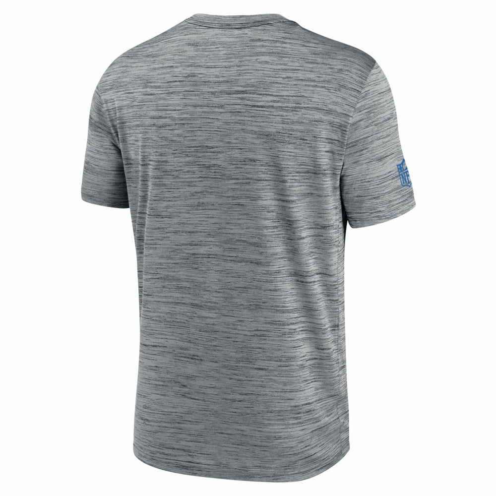 Detroit Lions Big & Tall Sideline Velocity Performance T-Shirt Gray