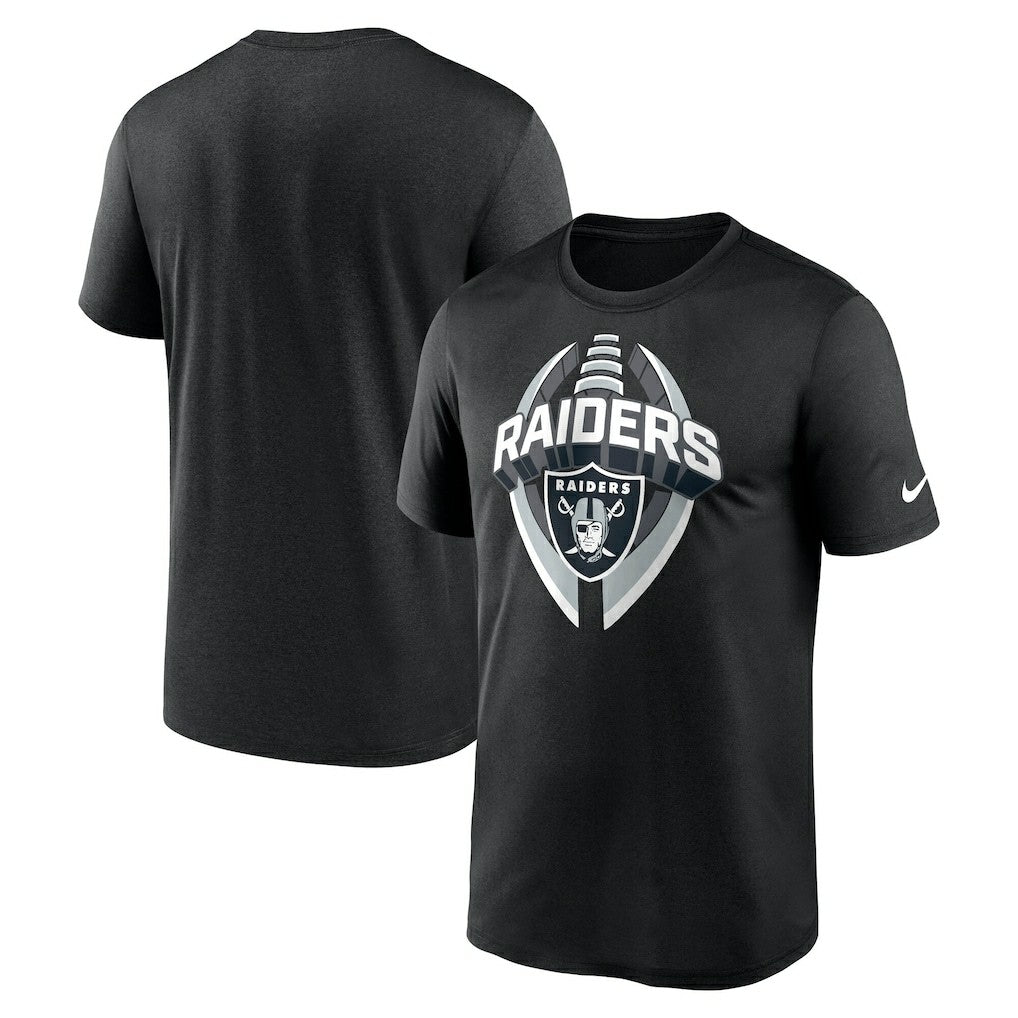 Las Vegas Raiders Big & Tall Primetime Legend Icon Performance T-Shirt Black