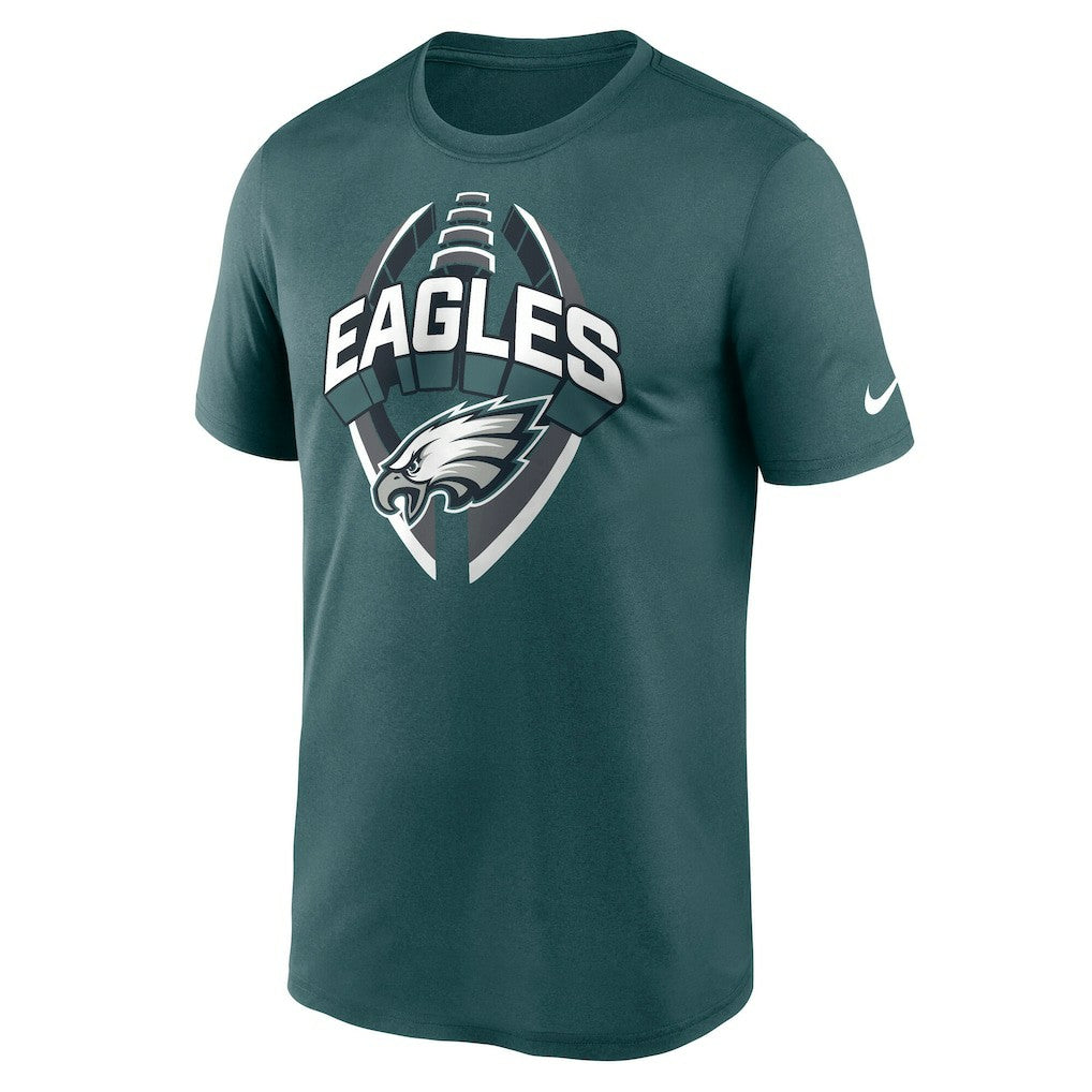 Philadelphia Eagles Big & Tall Primetime Legend Icon Performance T-Shirt Midnight Green