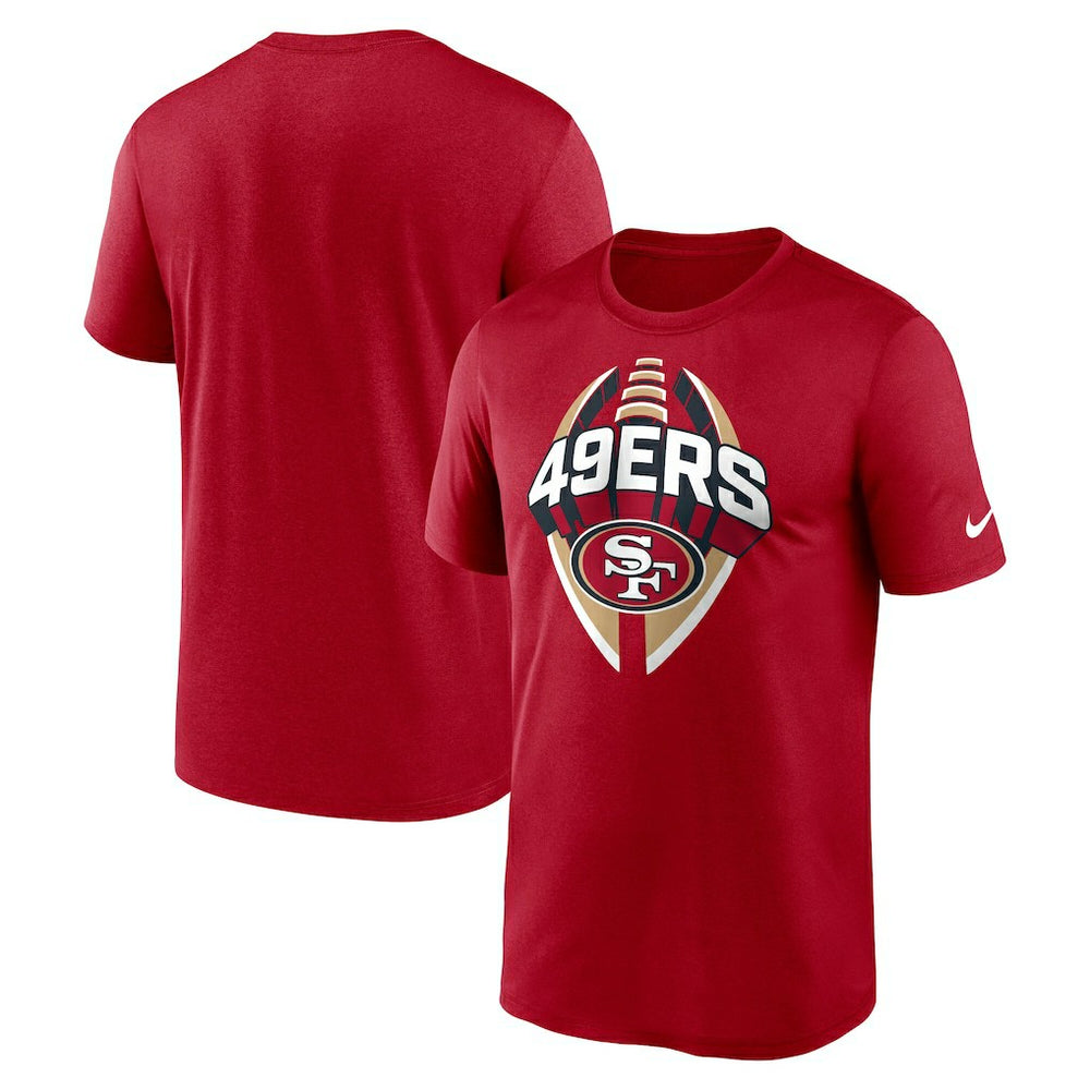 San Francisco 49ers Big & Tall Primetime Legend Icon Performance T-Shirt Scarlet