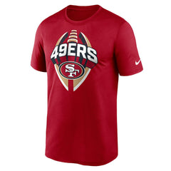 San Francisco 49ers Big & Tall Primetime Legend Icon Performance T-Shirt Scarlet