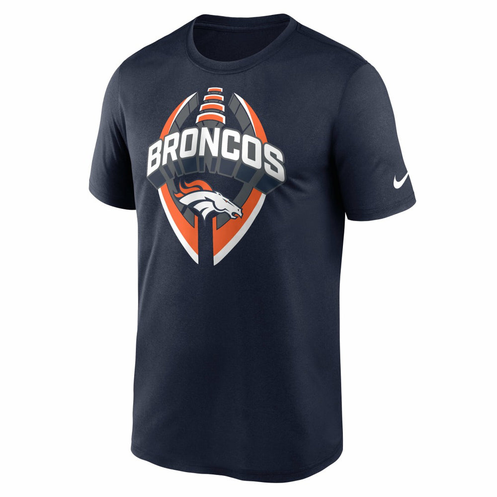 Denver Broncos Big & Tall Primetime Legend Icon Performance T-Shirt Navy