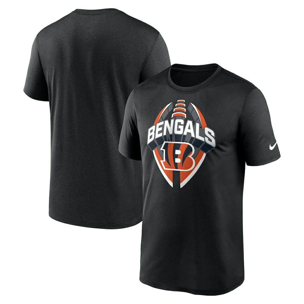 Cincinnati Bengals Big & Tall Primetime Legend Icon Performance T-Shirt Black