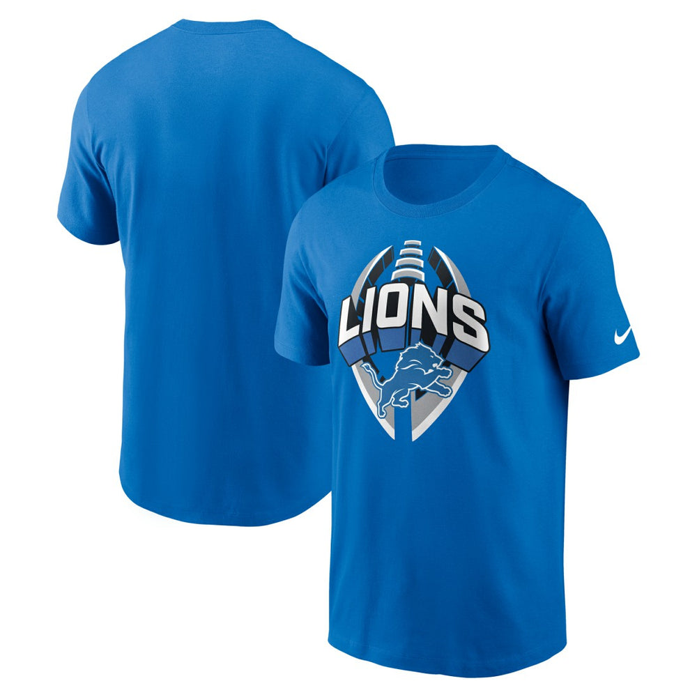 Detroit Lions Big & Tall Primetime Legend Icon Performance T-Shirt Blue