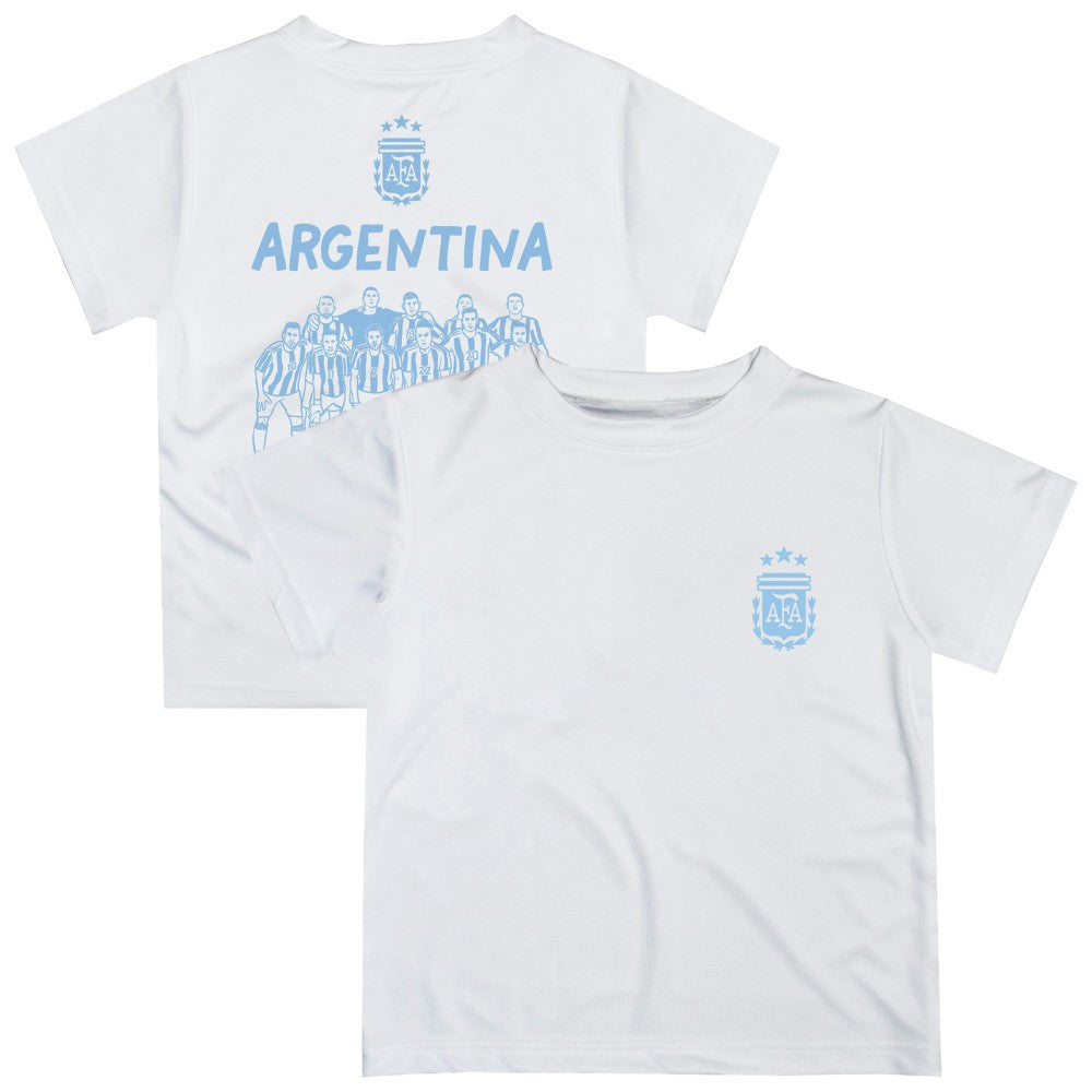 Argentina National Team Vive La Fete Youth Impressions Artwork Icons T-Shirt White shop
