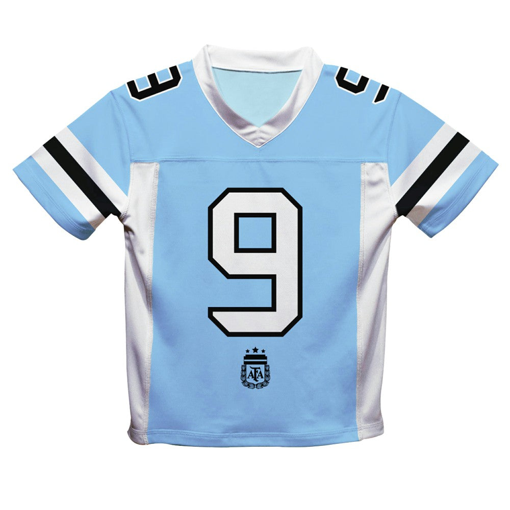 Julián Álvarez Argentina National Team Vive La Fete Football Jersey Light Blue