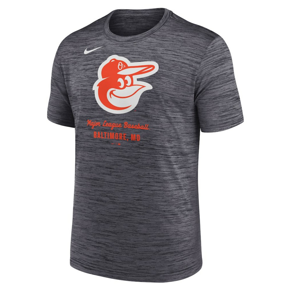 Baltimore Orioles Nike Velocity Dri-FIT T-Shirt - Gray T-shirts