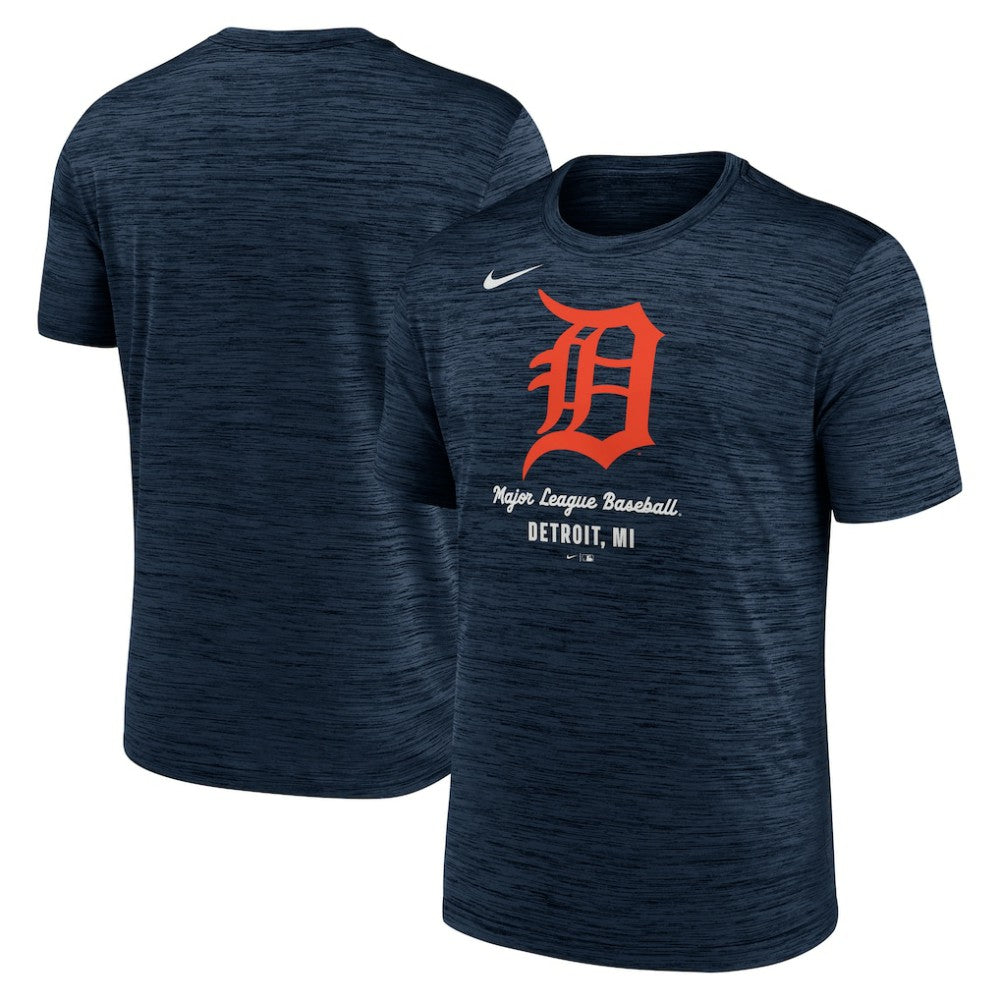 Detroit Tigers Nike Velocity Dri-FIT T-Shirt - Navy T-shirts