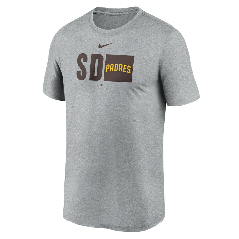 San Diego Padres Nike Tricode Legend Performance T-Shirt - Heather Gray T-shirts