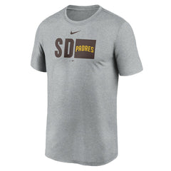 San Diego Padres Nike Tricode Legend Performance T-Shirt - Heather Gray T-shirts