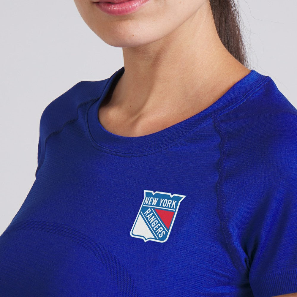 NHL New York Rangers lululemon Women's Swiftly Tech Short-Sleeve Shirt 2.0 - College Cobalt