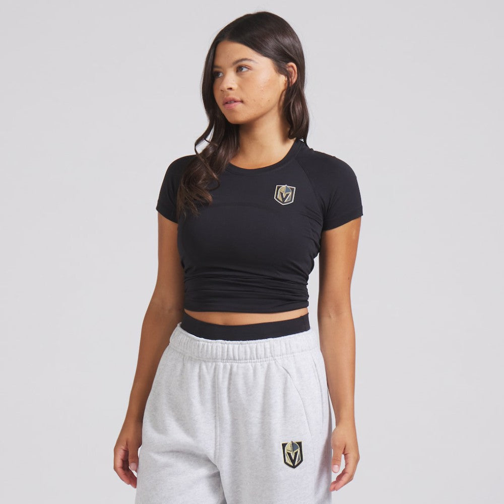 NHL Vegas Golden Knights lululemon Women's Swiftly Tech Short-Sleeve Shirt 2.0 - Black