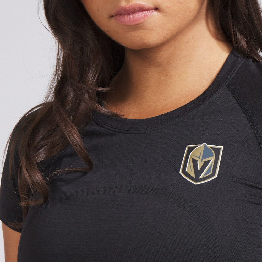 NHL Vegas Golden Knights lululemon Women's Swiftly Tech Short-Sleeve Shirt 2.0 - Black