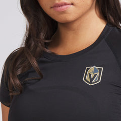 NHL Vegas Golden Knights lululemon Women's Swiftly Tech Short-Sleeve Shirt 2.0 - Black