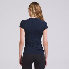 NHL Montreal Canadiens lululemon Women's Swiftly Tech Short-Sleeve Shirt 2.0 - True Navy