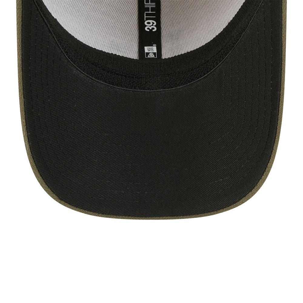Kansas City Royals New Era 2025 Armed Forces Day 39THIRTY Flex Hat - Light Beige/Olive Hats