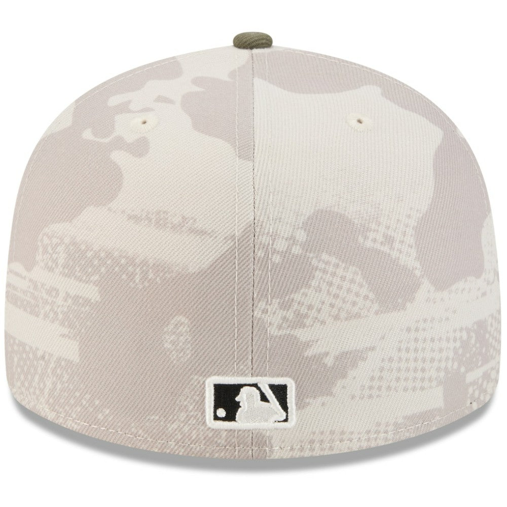 Washington Nationals New Era 2025 Armed Forces Day 59FIFTY Fitted Hat - Light Beige/Olive Hats