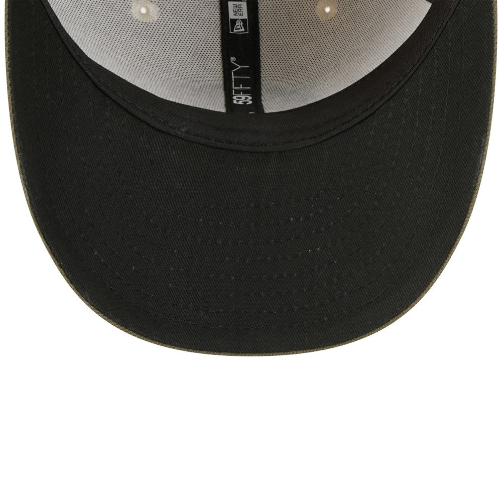 Milwaukee Brewers New Era 2025 Armed Forces Day 59FIFTY Fitted Hat - Light Beige/Olive Hats