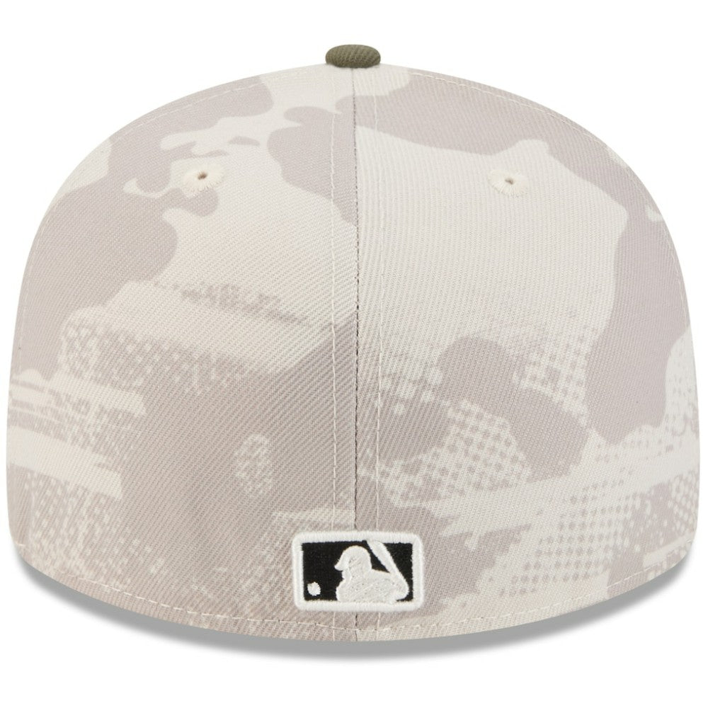 New York Yankees New Era 2025 Armed Forces Day 59FIFTY Fitted Hat - Light Beige/Olive Hats