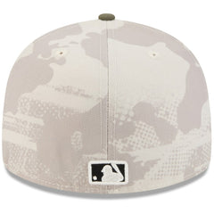 New York Yankees New Era 2025 Armed Forces Day 59FIFTY Fitted Hat - Light Beige/Olive Hats