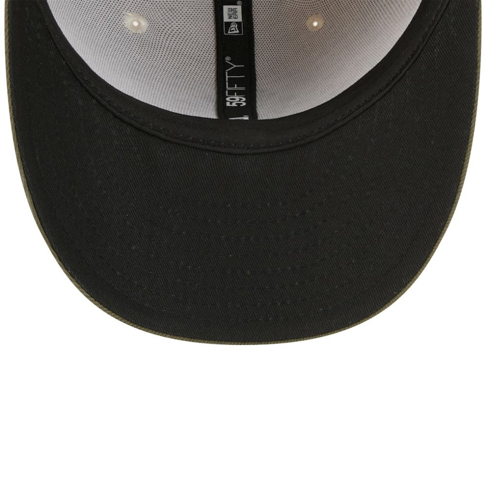 New York Yankees New Era 2025 Armed Forces Day 59FIFTY Fitted Hat - Light Beige/Olive Hats