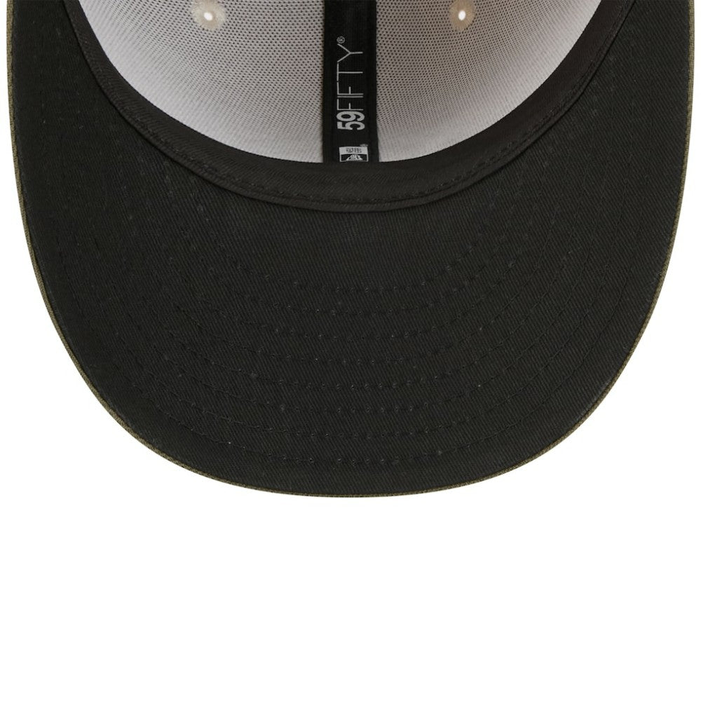 Cincinnati Reds New Era 2025 Armed Forces Day 59FIFTY Fitted Hat - Light Beige/Olive Hats