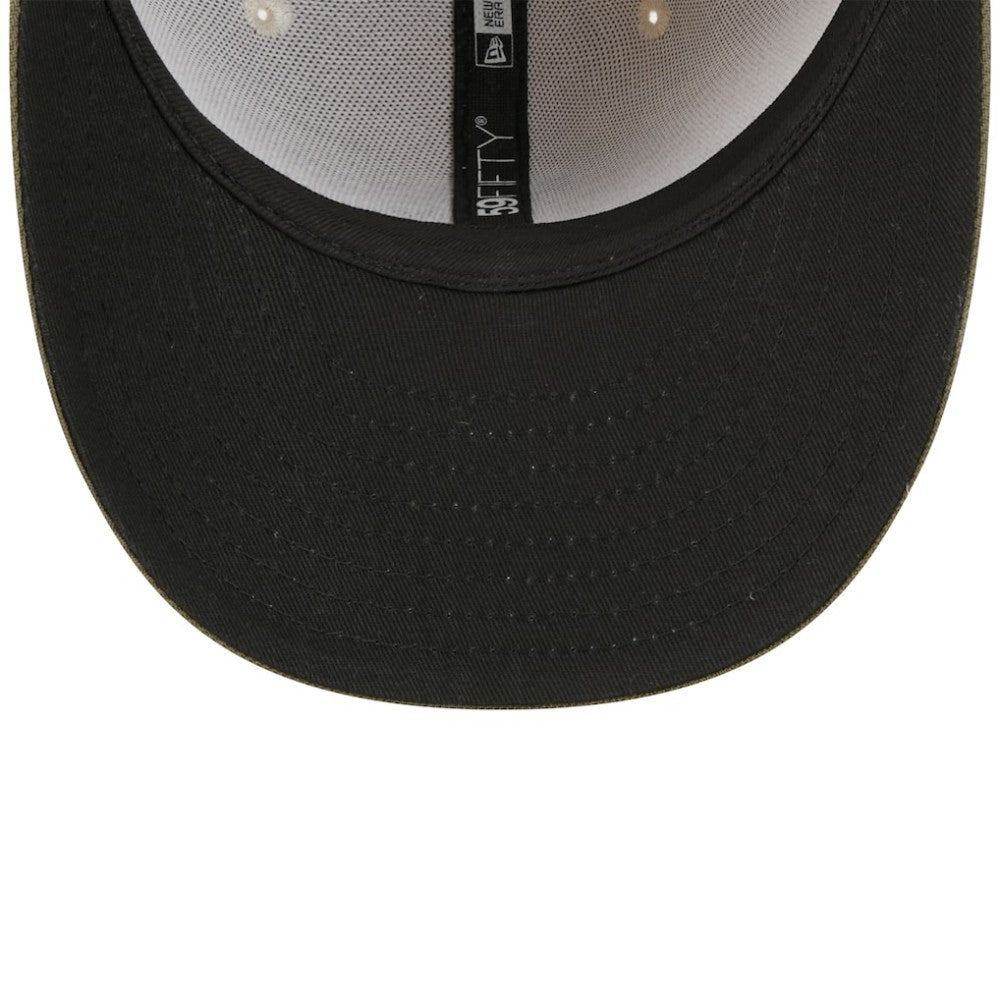 Boston Red Sox New Era 2025 Armed Forces Day 59FIFTY Fitted Hat - Light Beige/Olive Hats