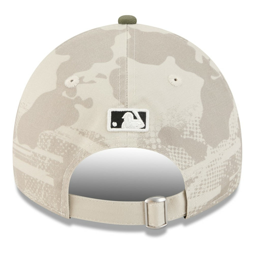Chicago White Sox New Era 2025 Armed Forces Day 9TWENTY Adjustable Hat - Light Beige/Olive Hats