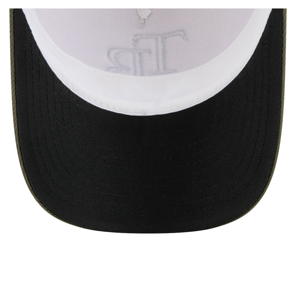 Tampa Bay Rays New Era 2025 Armed Forces Day 9FORTY M-Crown A-Frame Adjustable Hat - Light Beige/Olive Hats