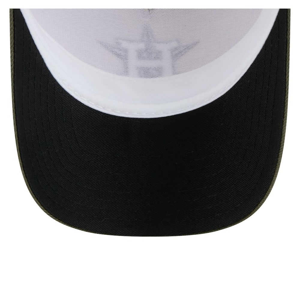 Houston Astros New Era 2025 Armed Forces Day 9FORTY M-Crown A-Frame Adjustable Hat - Light Beige/Olive Hats