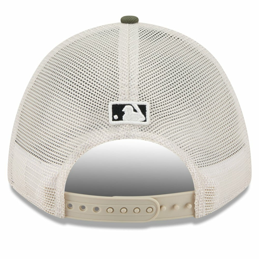 Arizona Diamondbacks New Era 2025 Armed Forces Day 9FORTY M-Crown A-Frame Adjustable Hat - Light Beige/Olive Hats