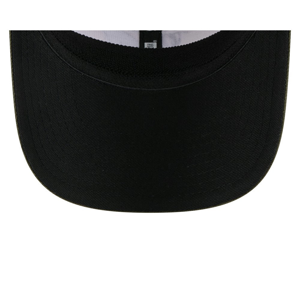 Miami Marlins New Era 2025 Armed Forces Day 9SEVENTY Stretch-Snap Hat - Light Beige/Olive Hats